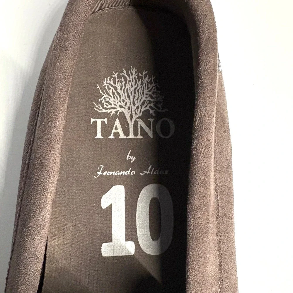 Tayno Men's Dark Grey Suede Bit‎ Loafers in Size